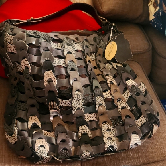 Anthropologie Handbags - NWT Anthropologie Jesslyn Blake Boho chic hobo